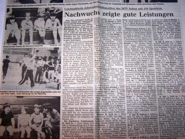 Leichtathletik im Jahr 1985